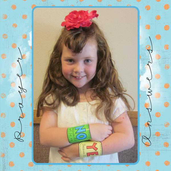 Prayer Answers - Yes and No Wristbands