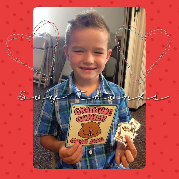 LESSON LIFESAVER Gratitude Gopher’s Grab Bag