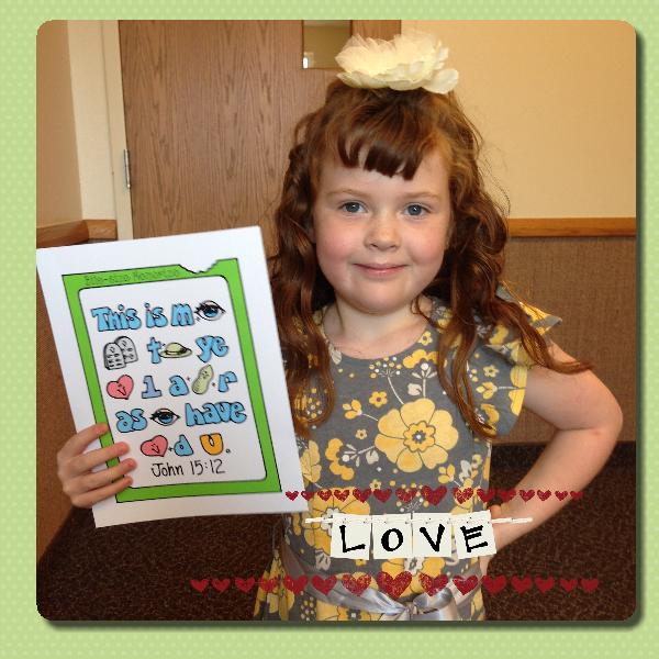 BE KIND – LOVER OTHERSJohn 15:12 rebus Bite-size Memorize poster
