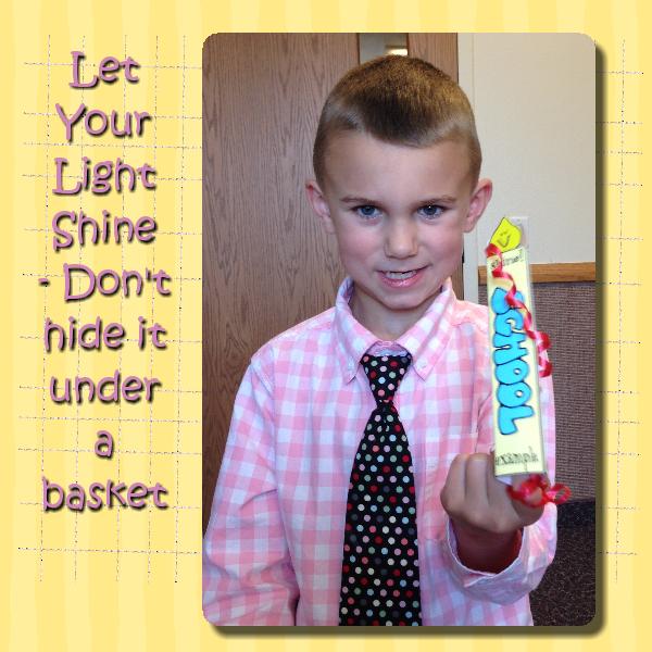 Let Your Light Shine! example candle mobile