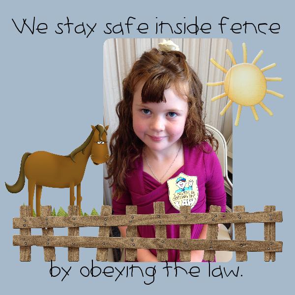 ACTIVITY: I Believe in Obeying the LAW badge