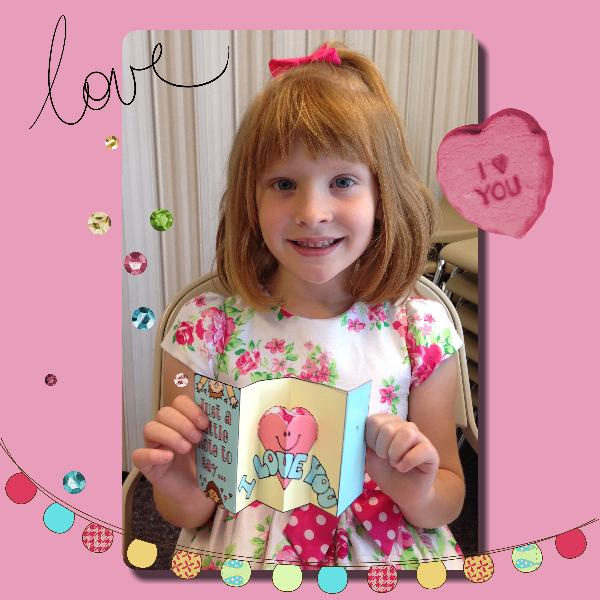 SERVICE Activity Ages 4-7 Just a Note to Say, “I Love You” pop-up card