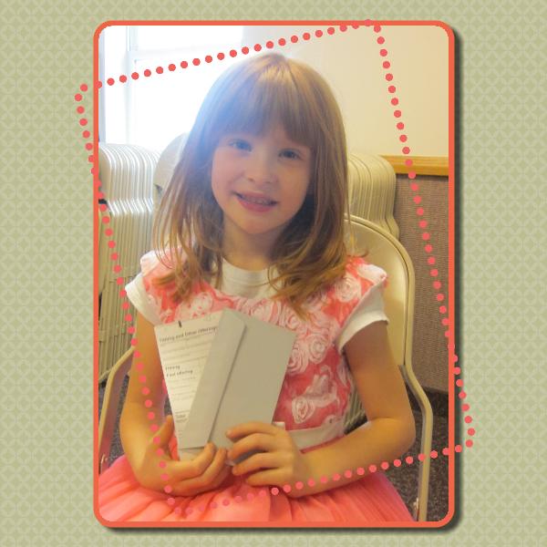 MY TITHING Shows My Love to Heavenly Father and Jesus (envelope)