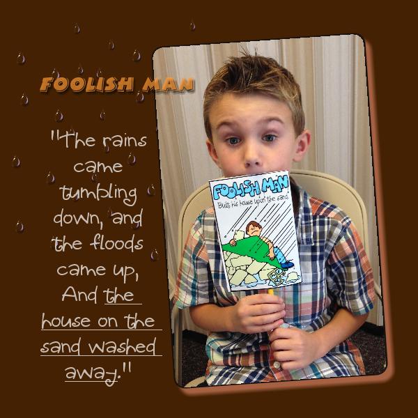 Wise Man and Foolish Man (Flip-Flag)