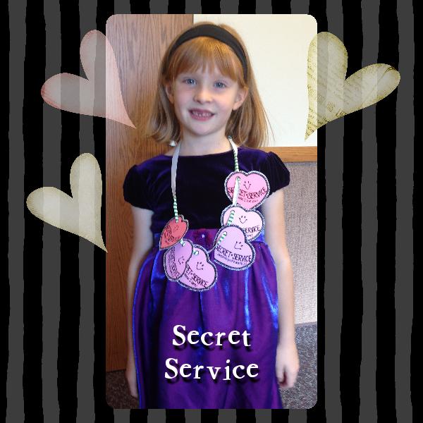 Little LESSON LIFESAVERS Secret Service necklace