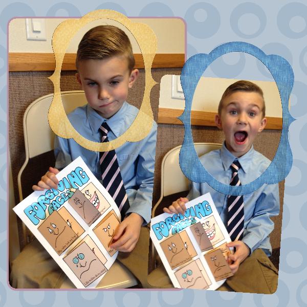 Ages 4-7 I’m Happy When I ForgiveForgiving Faces (situation doors)