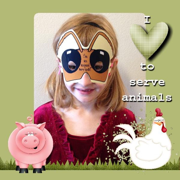 I’m an animal serv-“ant”! (serv-“ant” goggles)