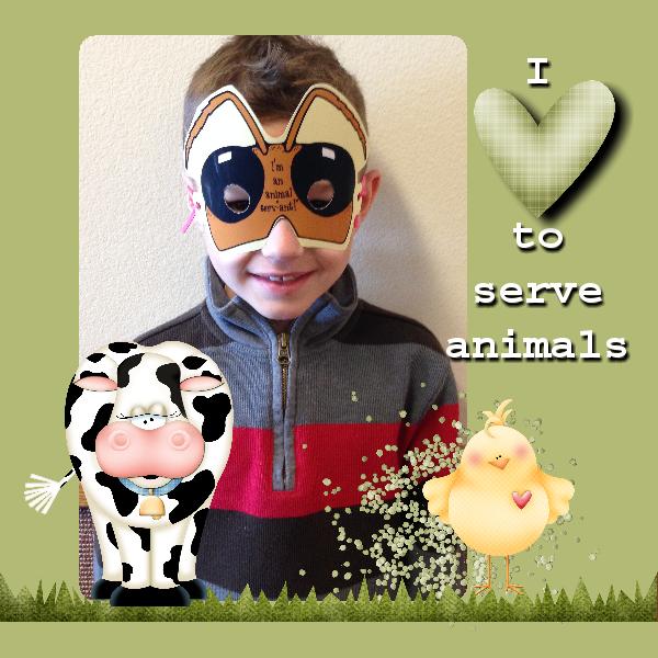 I’m an animal serv-“ant”!(serv-“ant” goggles)
