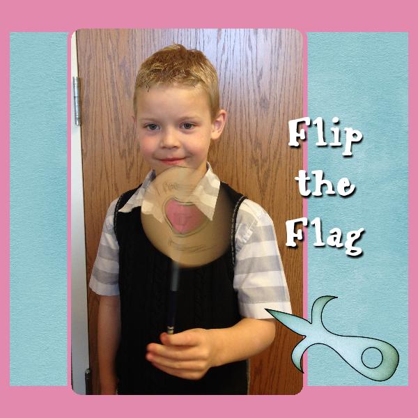 I feel good inside when I keep the commandments. (feel-good flip-flag)