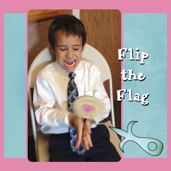 I Feel Good Inside when I Keep the Commandments (feel-good flip-flag)