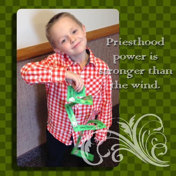 Priesthood Blessings Spiral Kite