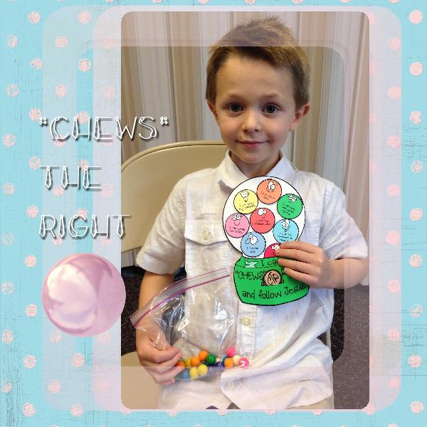 LESSON LIFESAVER Activity “Chews”-the-Right Gum Machine