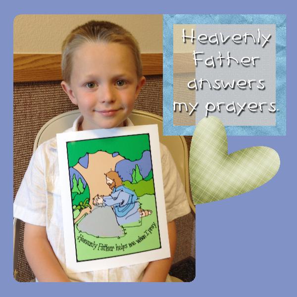 Heavenly Father helps me when I pray - dot-to-dot