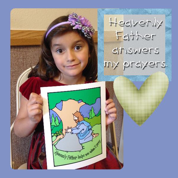 Heavenly Father helps me when I pray - dot-to-dot
