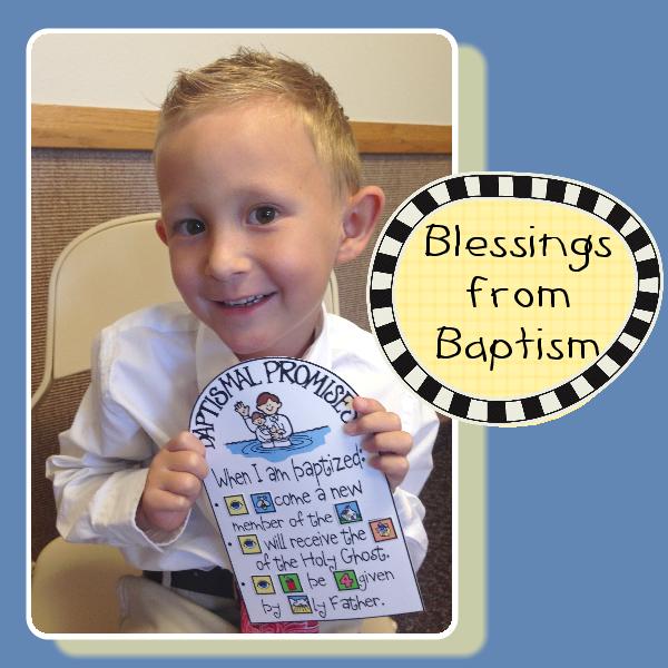 Baptism into Jesus Christ’s ChurchBAPTISMAL PROMISES picture/word poster
