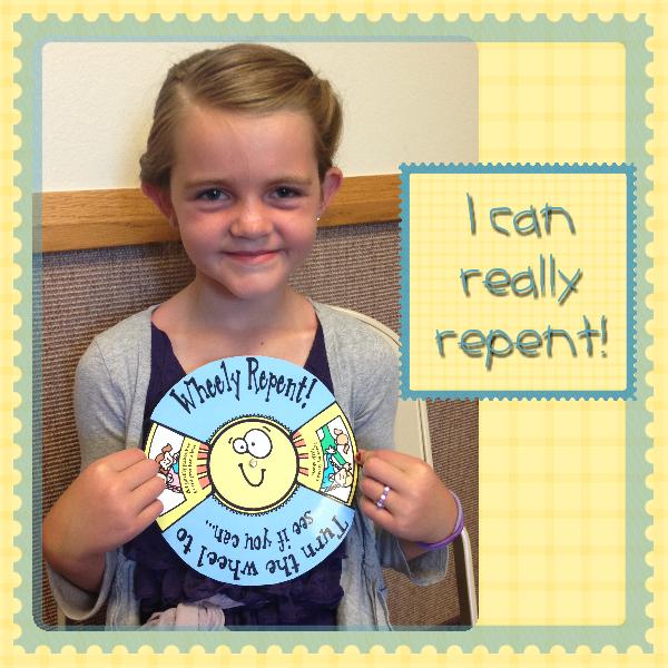 Little LESSON LIFESAVERS“Wheely Repent!” Repentance wheel