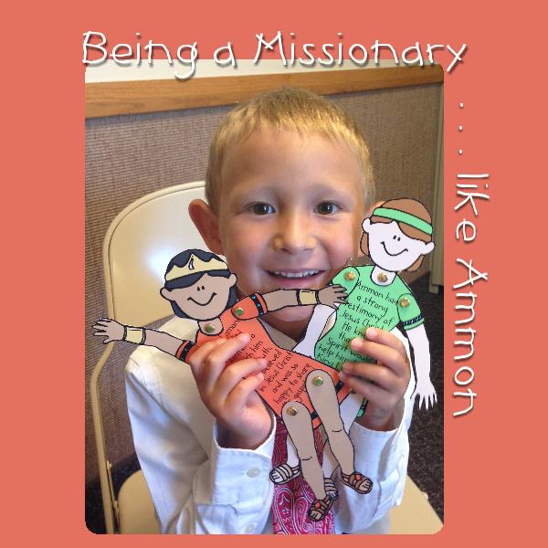 LESSON LIFESAVER Ammon and King Lamoni hinged missionary dolls