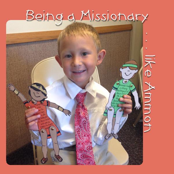 LESSON LIFESAVER Ammon and King Lamoni hinged missionary dolls