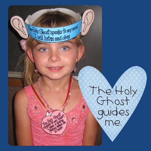 The Holy Ghost Helps Me headband and medallion