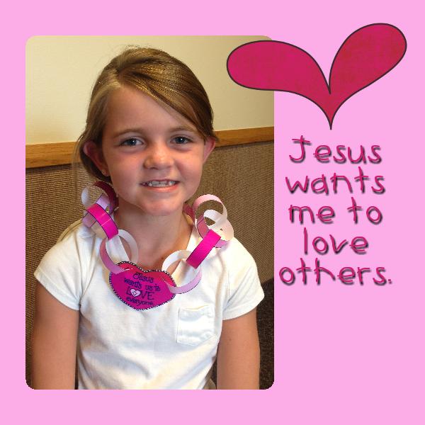 Jesus Wants Us to Love Everyone medallion