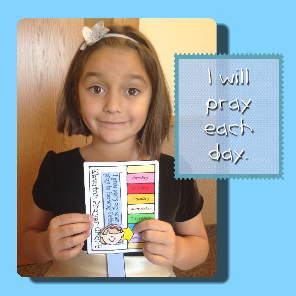 Elevator Prayer Chart