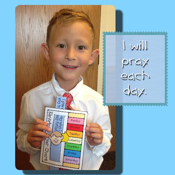 PRAYER Activity Ages 4-7 Saturday - Sunday prayer elevator