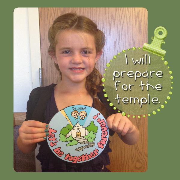 FAMILY Let’s be together forever! temple eternity wheel (ages 4-7)