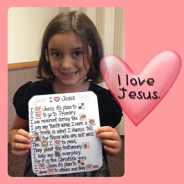 Little LESSON LIFESAVER I Love Jesus Word Picture Story