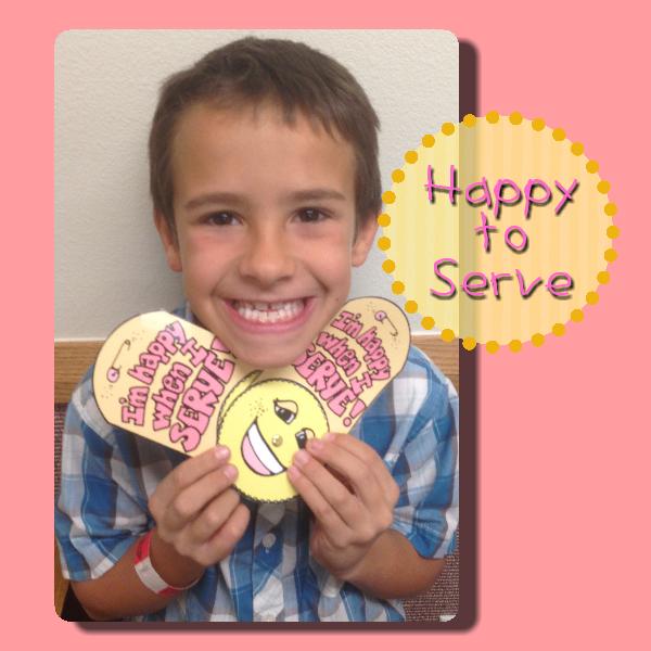 I’m Happy When I Serve (Service with a Smile badge)