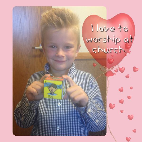Worshiping at Church - Sunday Block Game