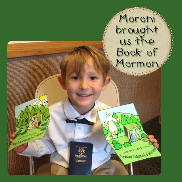 Moroni and Joseph Smith – Hill Cumorah (pop-up scene