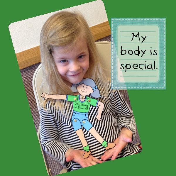 LESSON LIFESAVER My Body is Special! puzzle or hinges doll