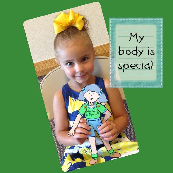 Little LESSON LIFESAVER My Body is Special! puzzle or hinges doll