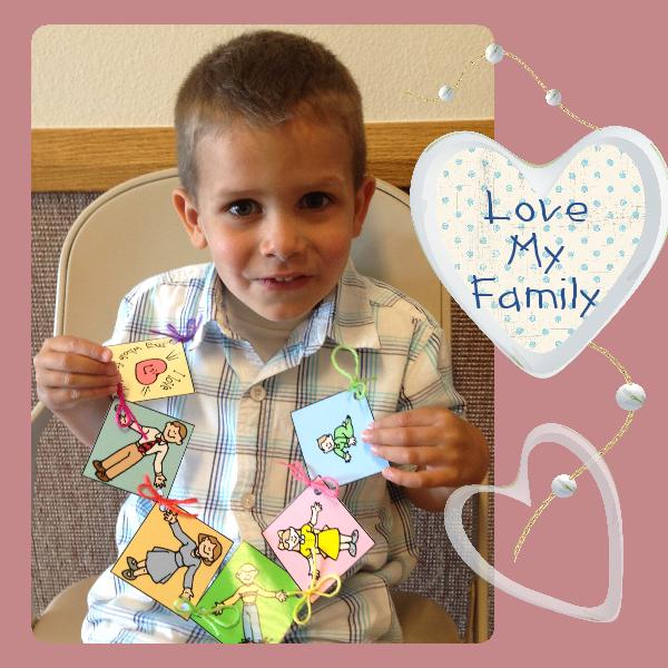I Love My Whole Family – family ties necklace, belt or kite