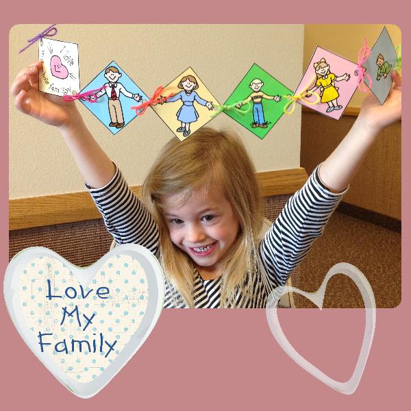 I Love My Whole Family - family ties necklace or belt