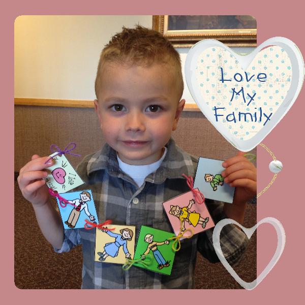 LESSON LIFESAVER Activity I Love My Whole Family (family ties necklace or belt)