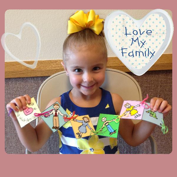 I Love My Whole Family – family ties necklace or belt