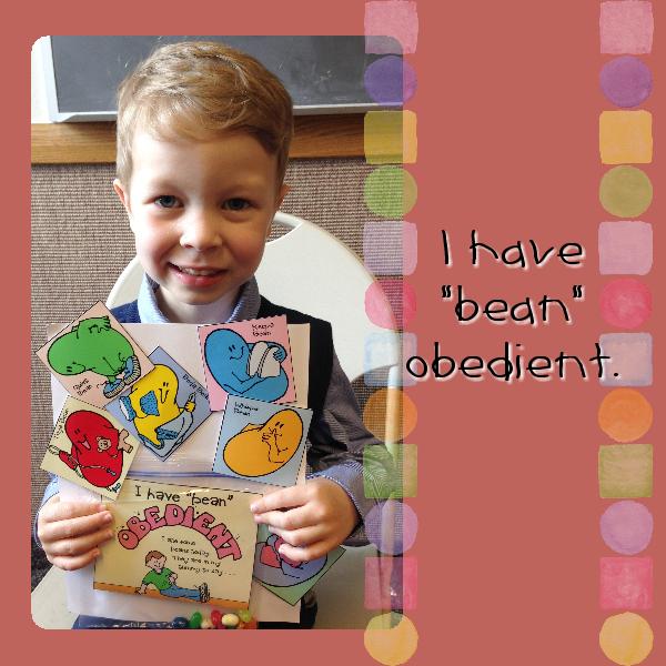 Little LESSON LIFESAVERS “I have ‘bean’ obedient.” BEANBAG GAME
