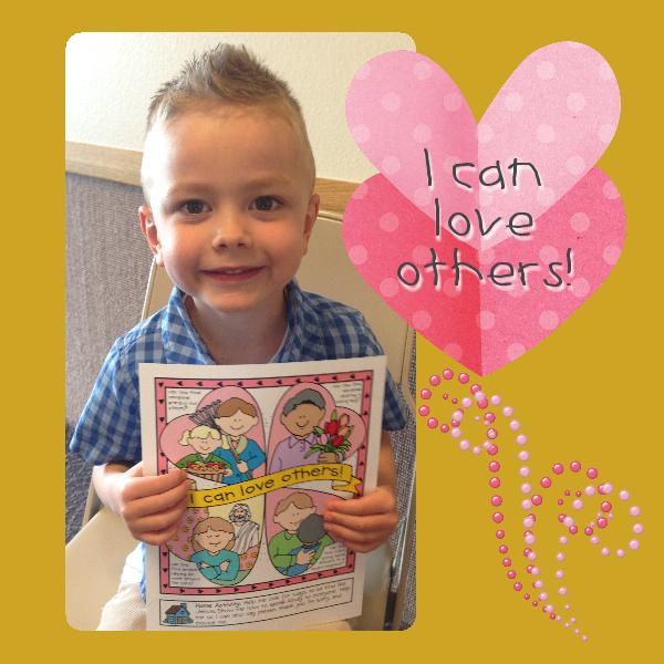 I Can Love Others poster or coloring page