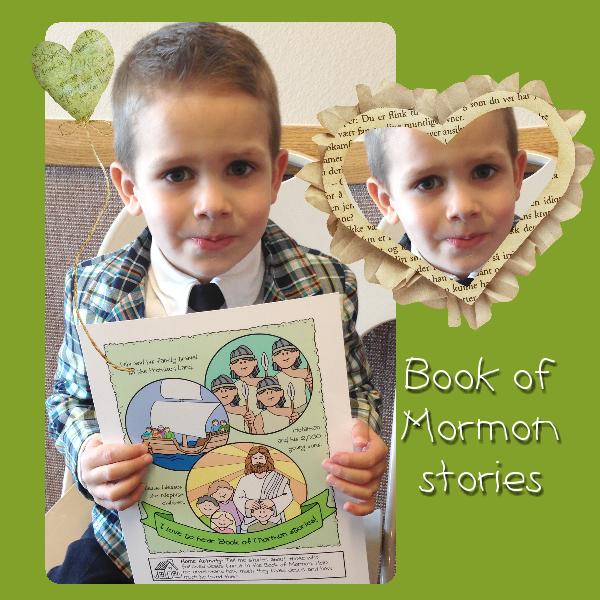 LESSON LIFESAVER Activity I love to hear Book of Mormon stories! poster or coloring page