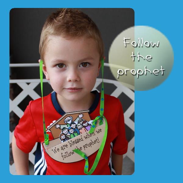Follow the prophet! Noah’s Family Obeys puppet show medallion