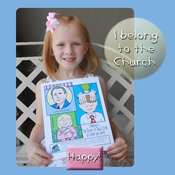 LESSON LIFESAVER Activity I Belong to the Church (poster or coloring page)