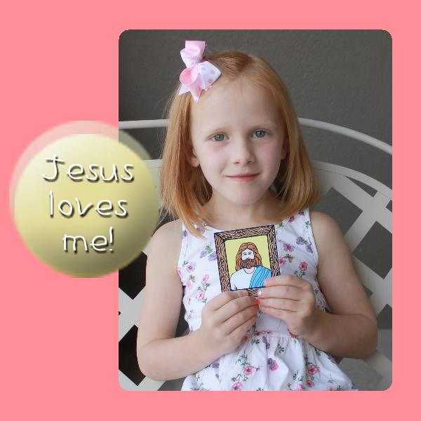 Jesus Loves Me - Sacrament Mini Portrait
