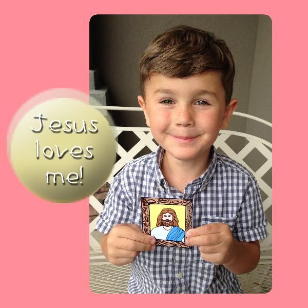 Jesus Loves Me! sacrament mini portrait