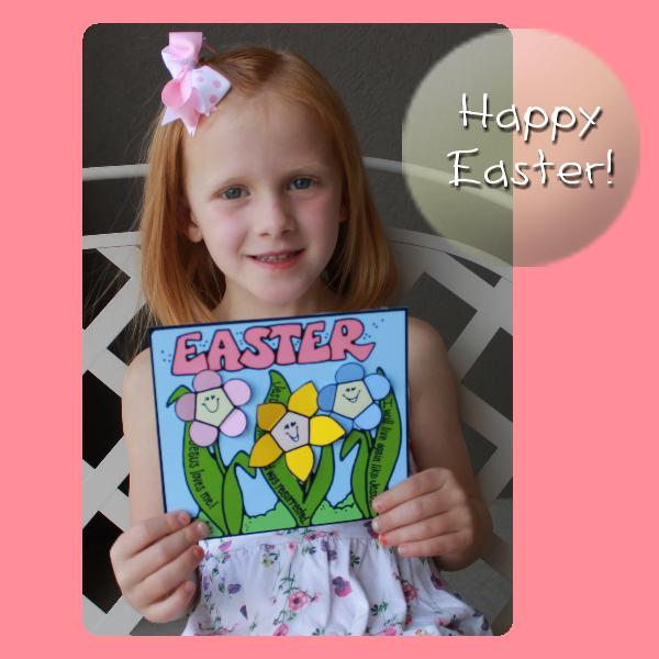 EASTER We Will Live Again!3-D Flower Garden