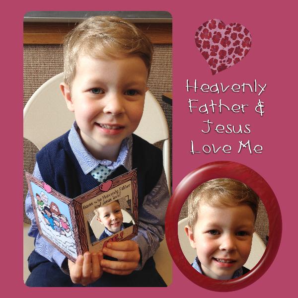Little LESSON LIFESAVER Guess who Heavenly Father and Jesus love? ME! mirror/frame