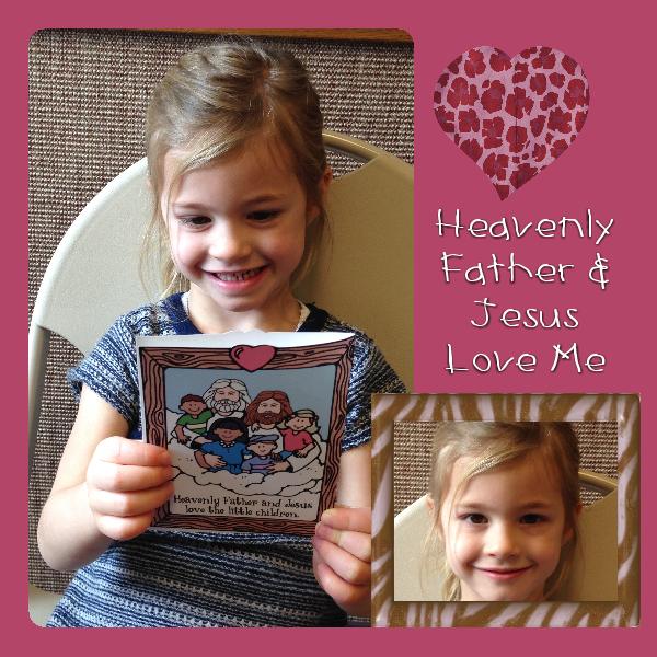 GOD'S LOVE Activity Ages 4-7 Guess who Heavenly Father and Jesus love? ME! mirror/frame