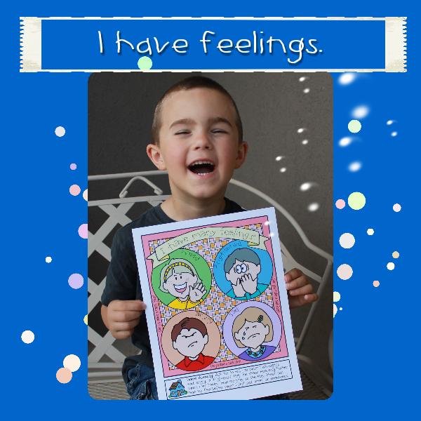I Have Many Feelings! poster or coloring page