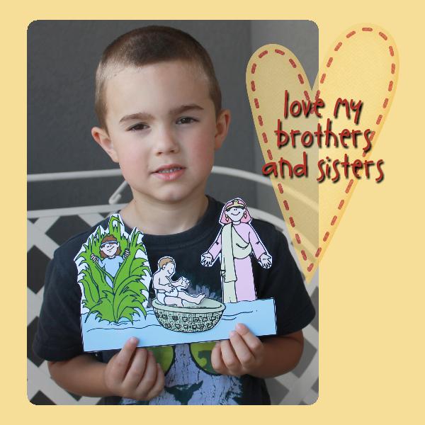 Brothers & Sisters Help: Baby Moses in Bulrushes scene
