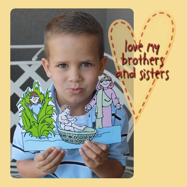 Brothers & Sisters Help: Baby Moses in Bulrushes scene
